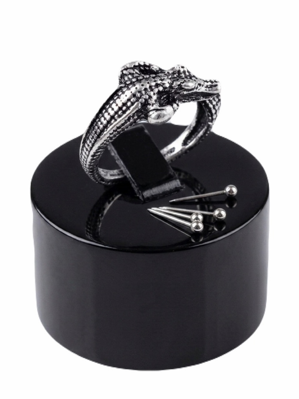 New MENS Crocodile Marine Grade Stainless Steel SAE 316L A4 Boho Ring